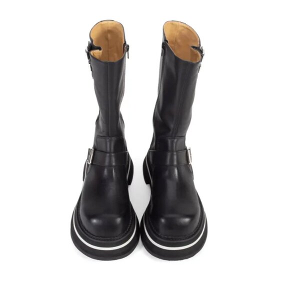 FRESHVOGS FV2 VINTAGE-STYLE BOOTS WITH BUCKLES size 9 - Picture 5 of 6